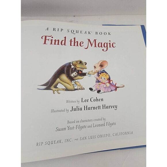 Raven Tree Press Rip Squeak Find the Magic Children's Book - Picture 3 of 7